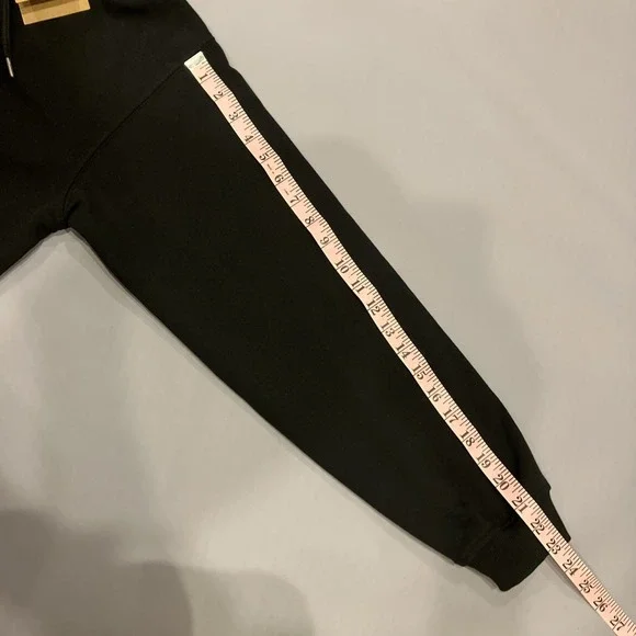 The North Face Womens Evolution Hi Lo Hoodie L Sweatshirt Black Gym Athletic NWT - Picture 10 of 12